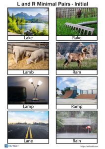 Free Th And D Minimal Pairs Cards With Pictures Esl Vault