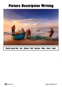 ESL picture description worksheets task 5