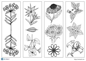 52 free printable bookmarks to color - ESL Vault