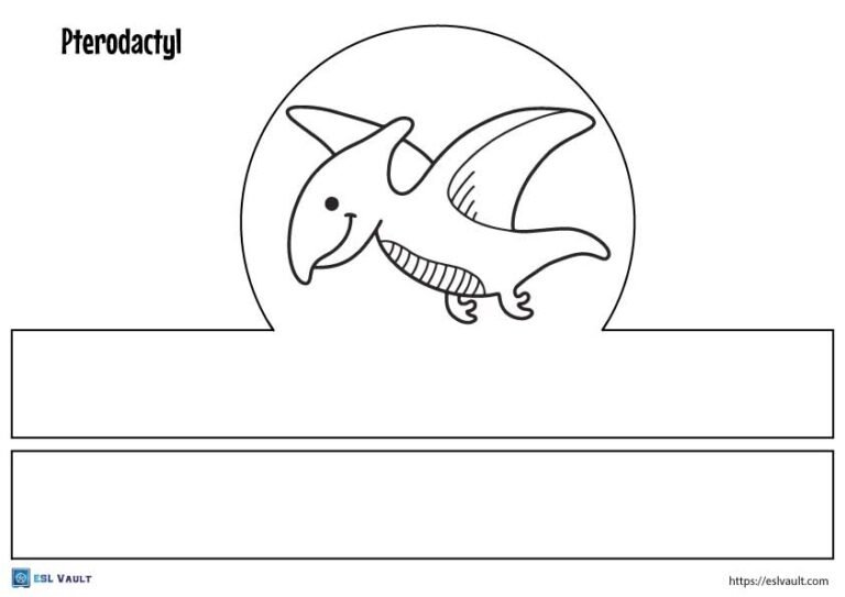free printable dinosaur headband template