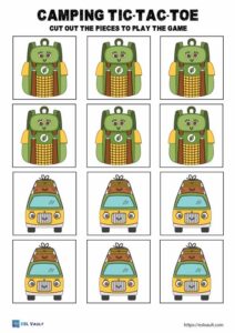 10 Free camping worksheets for kids - ESL Vault