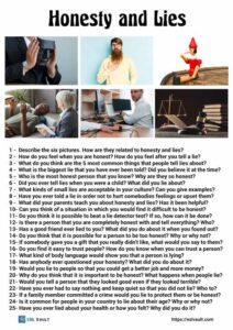 25 honesty and lies conversation questions