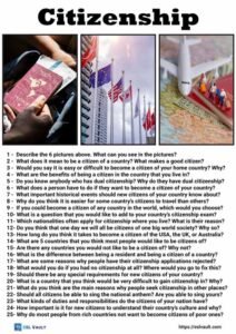 25 conversation questions about citizenship