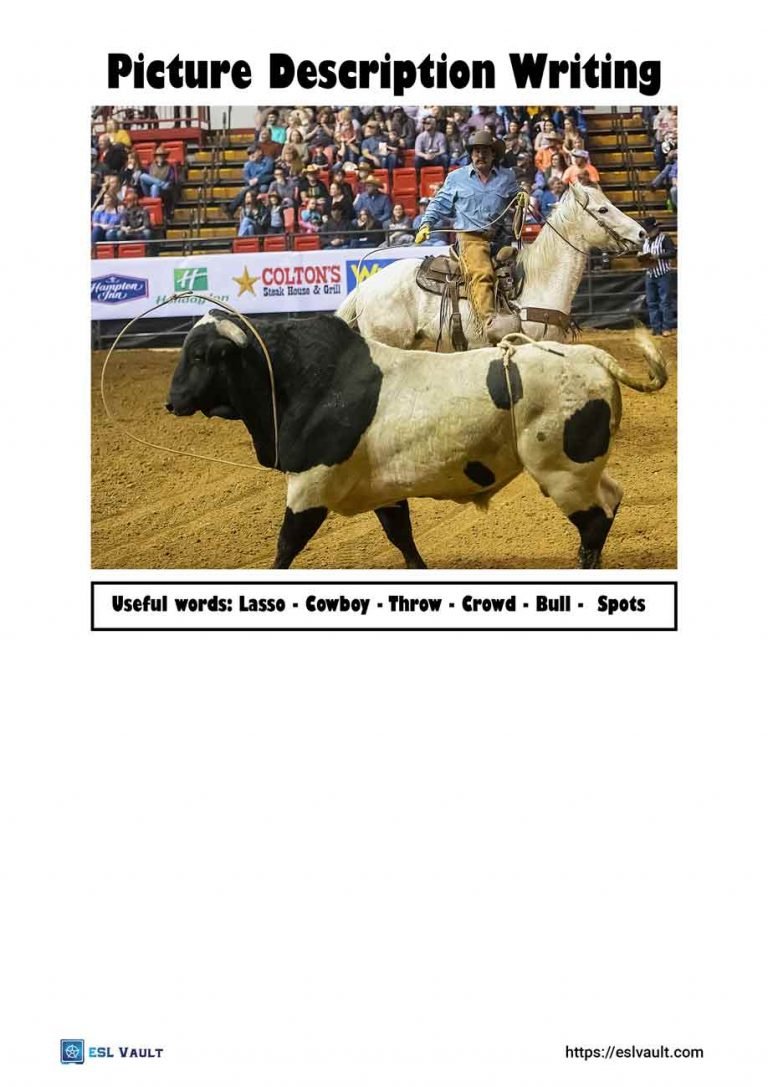 ESL picture description worksheets task 7