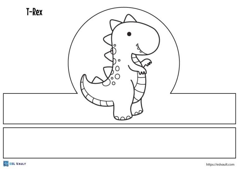 free printable dinosaur headband template 3