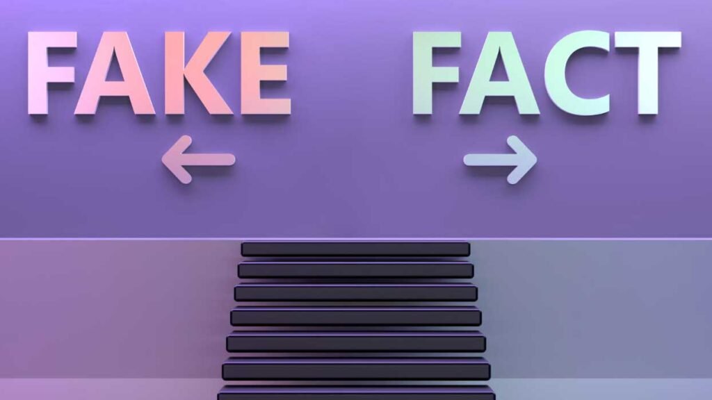 an illustration representing truth and lies
