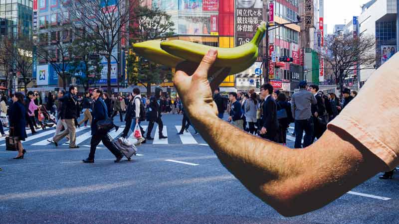 busier than a one armed man trying to peel two bananas