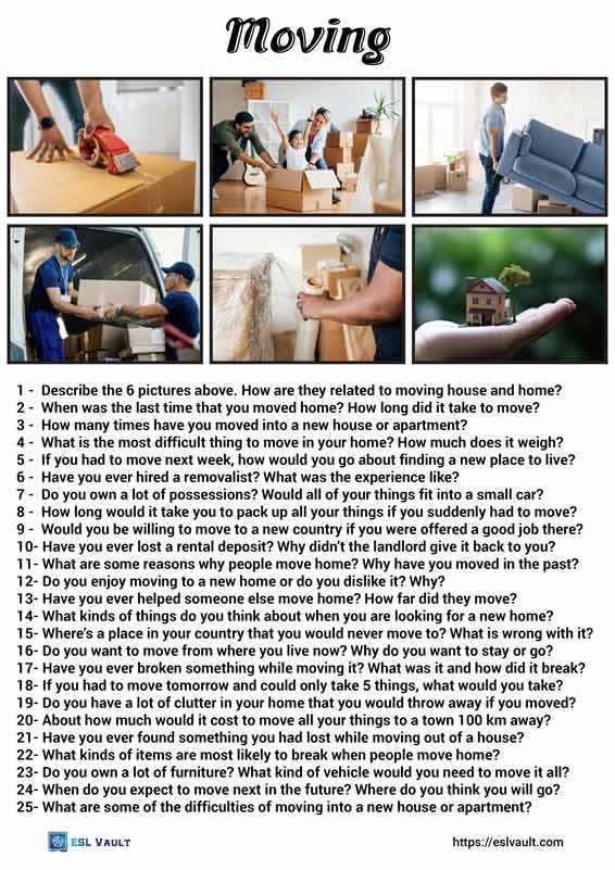 25 conversation questions about moving