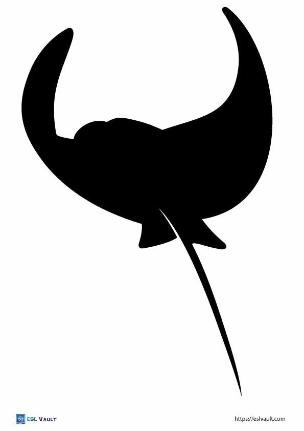 free printable manta ray template