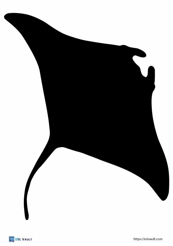 free printable stingray template 3