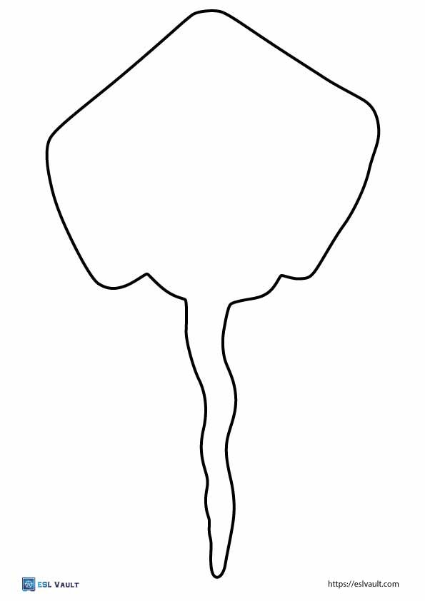 free printable stingray template pdf 2