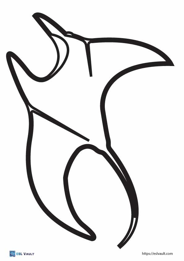 printable stingray picture