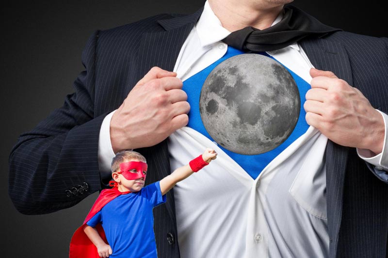 super moon expression image