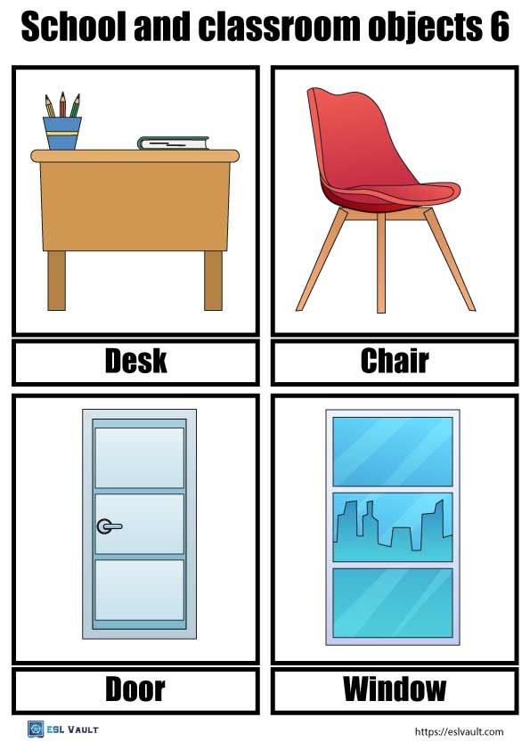free school objects flashcards 6