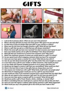 25 conversation questions about gifts