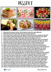 25 dessert conversation questions