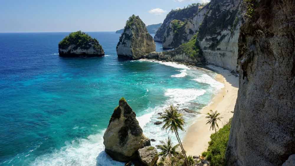 a beautiful beach in Asia