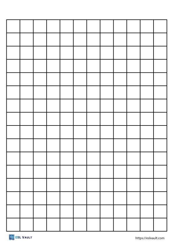 9 Free blank word search templates (PDF) - ESL Vault