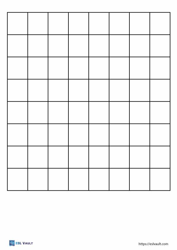 9 Free blank word search templates (PDF) - ESL Vault