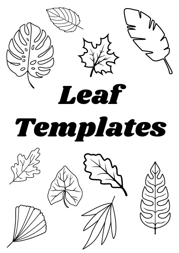 free printable leaf templates