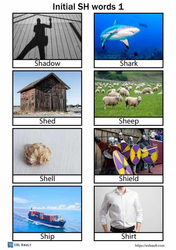 initial sh words 1