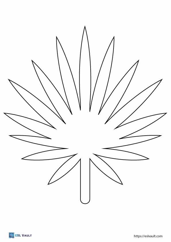 palm leaf template 2