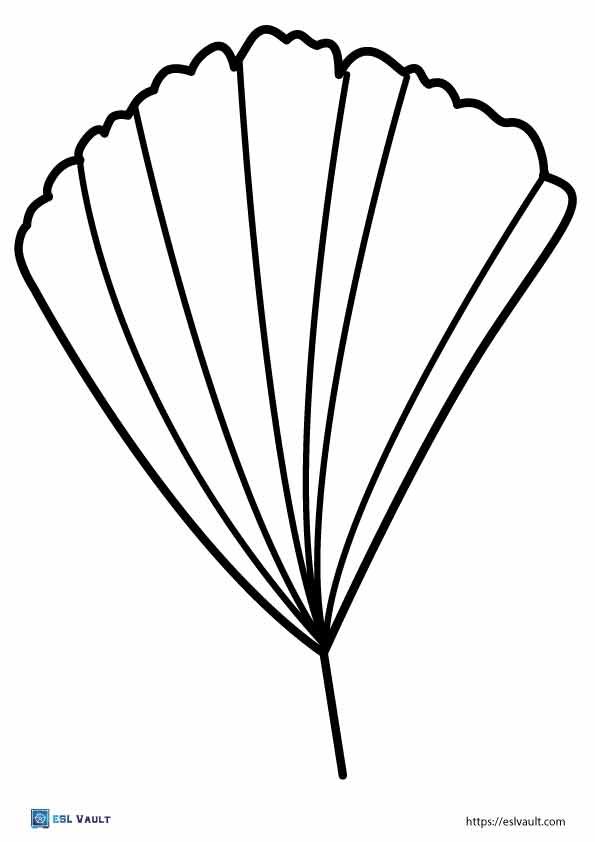 palm leaf template printable 5