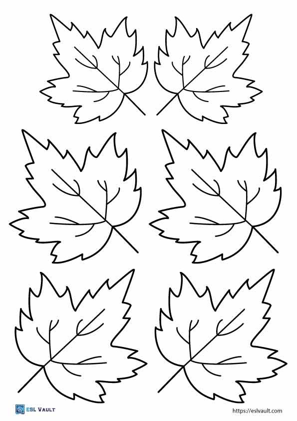 small maple leaf template