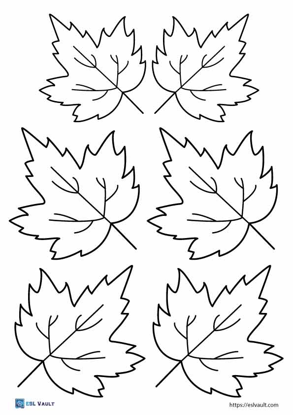 small maple leaf template