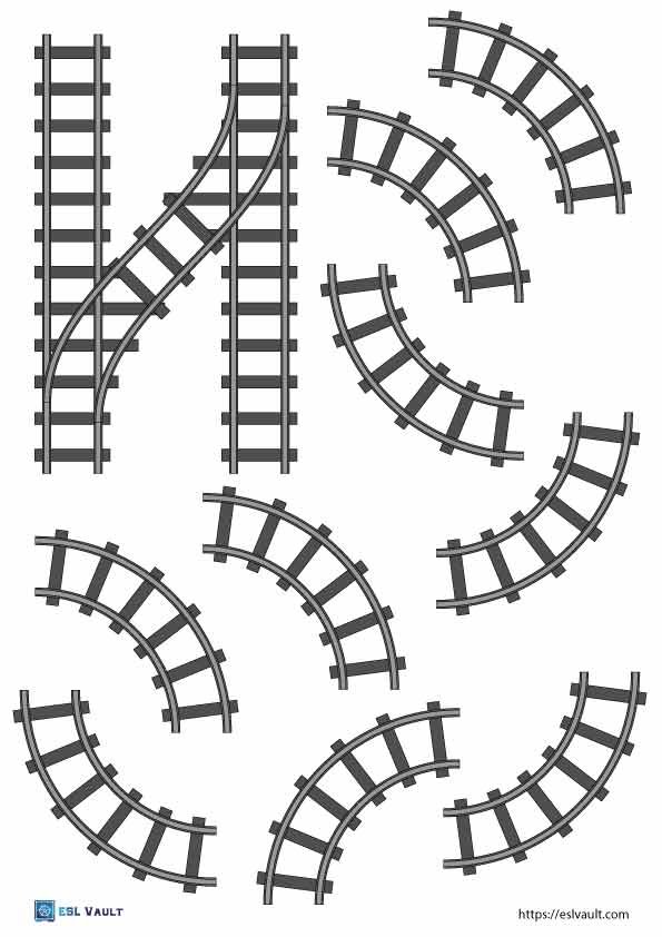 free printable train tracks 3
