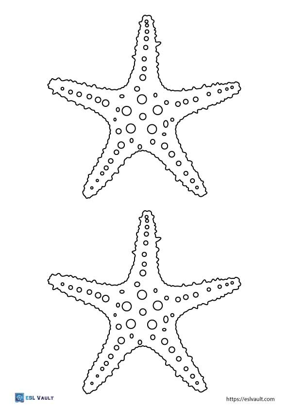 free printable starfish templates 1