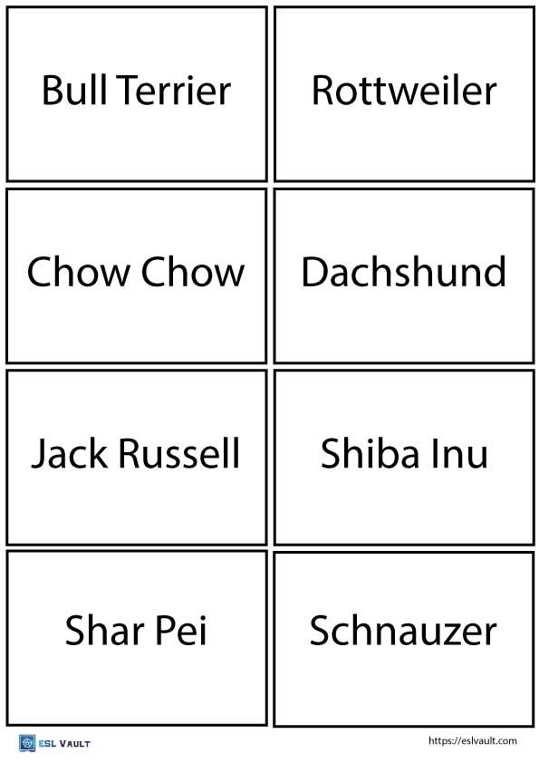 printable dog breeds game pdf 8