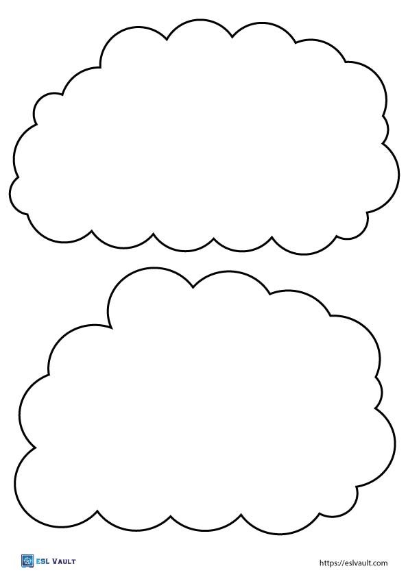 free printable cloud templates 2