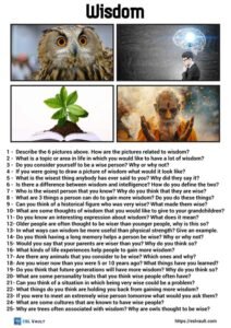 25 conversation questions about wisdom