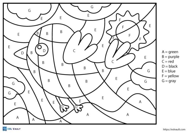 pdf color by letter worksheet free