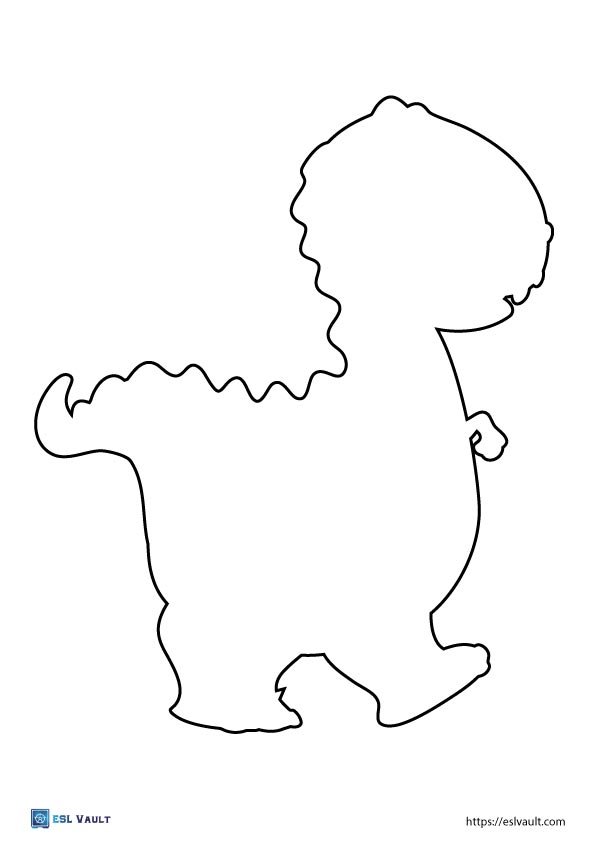 cute dinosaur template