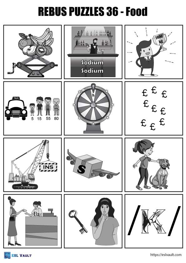 food rebus puzzles 36