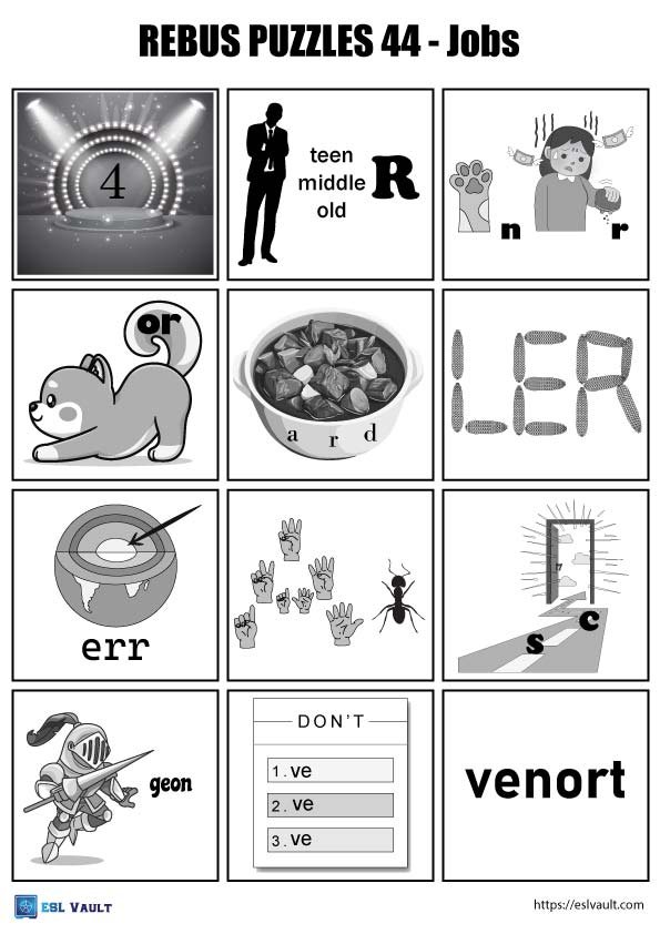 jobs rebus puzzles 44