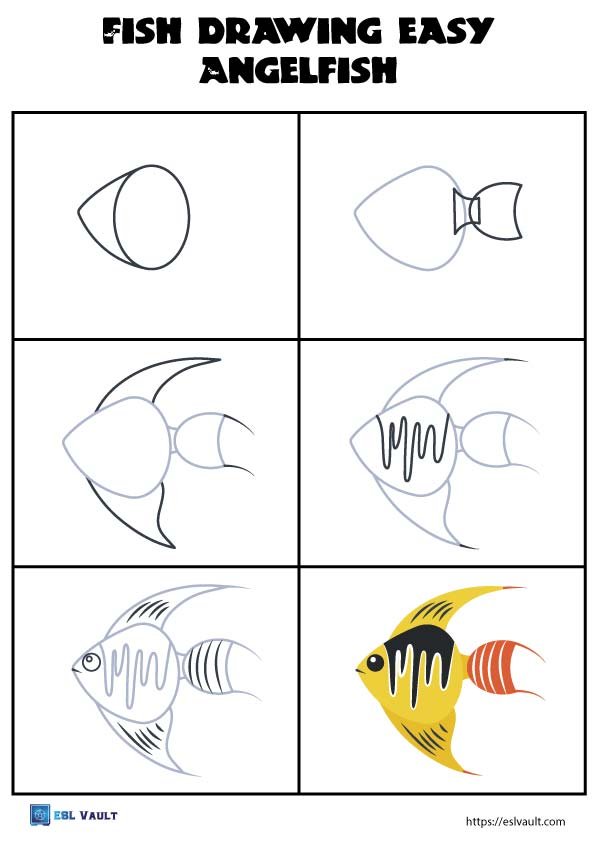 fish drawing easy angelfish pdf