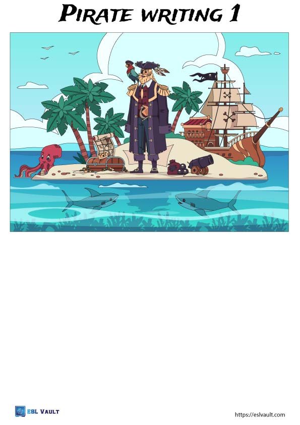 printable pirate writing prompt