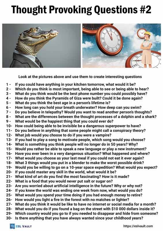 thought provoking questions 2