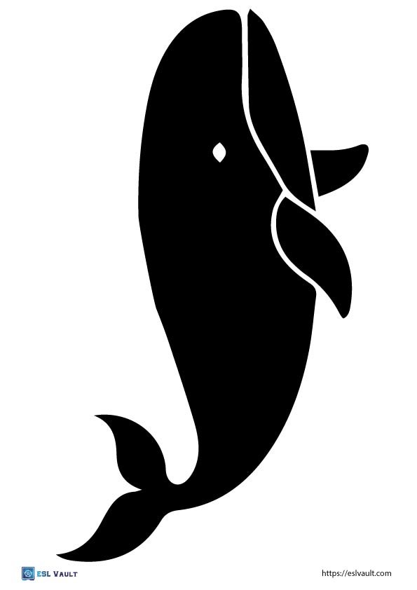 whale template for kids