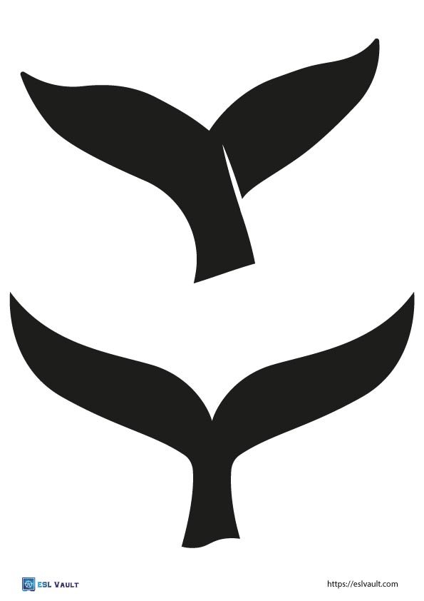 simple whale tail templates