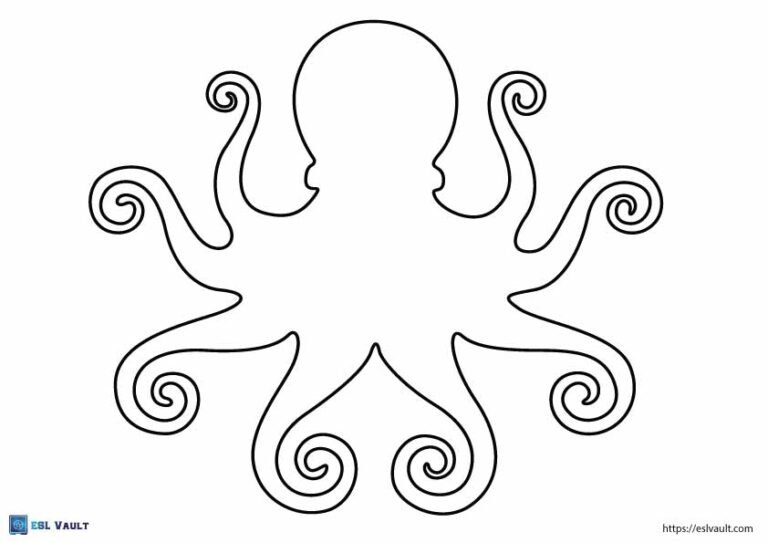 octopus outline simple