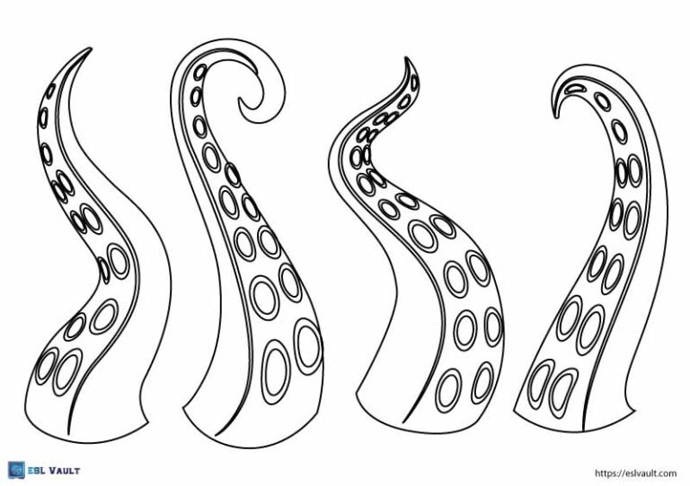 octopus tentacle template
