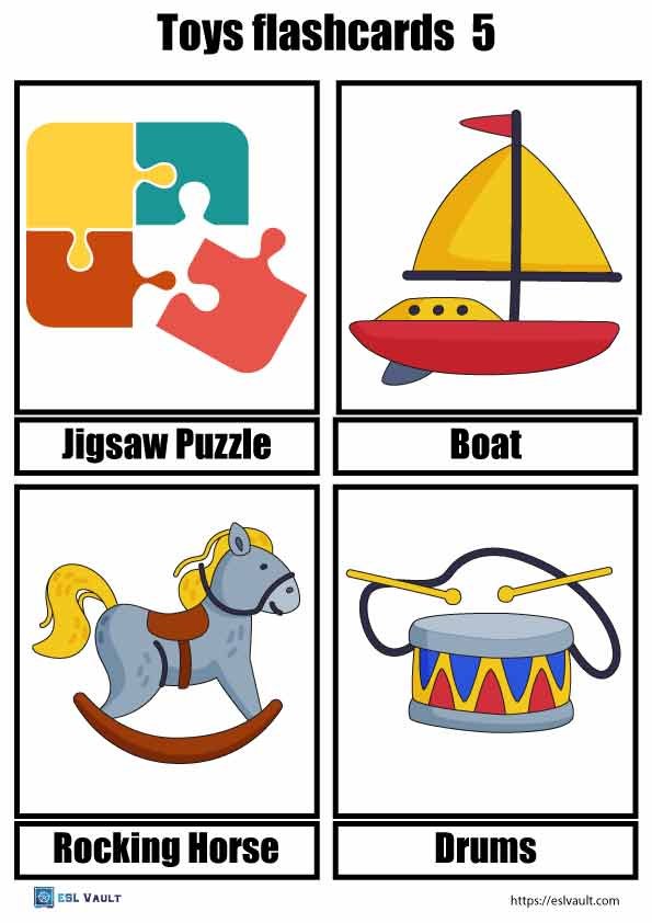toys flashcards for kids
