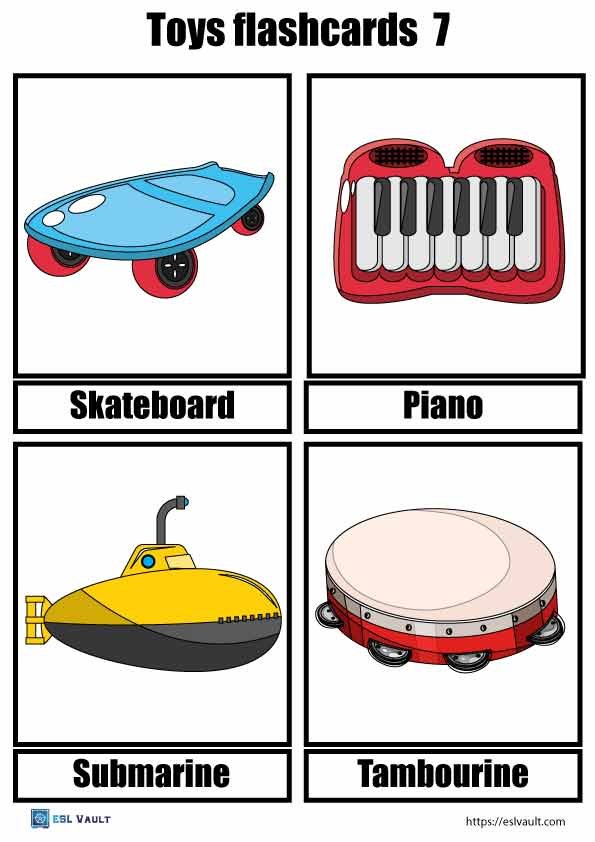 free printable toys flashcards pdf 7