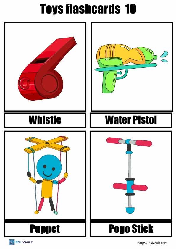 printable toys flashcards 10