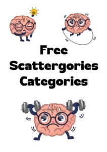Scattergories categories