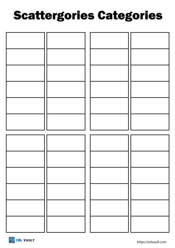blank scattergories categories template